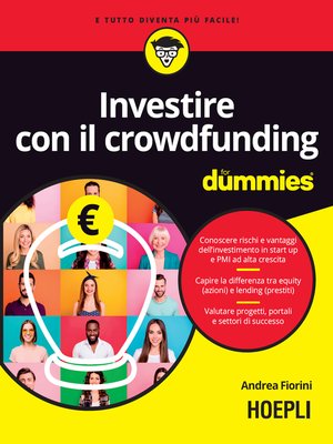 cover image of Investire con il crowdfunding For Dummies
